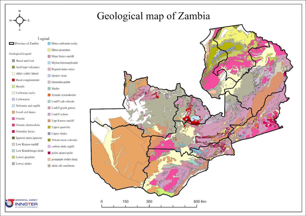 Figure 1. Geological map of Zambia