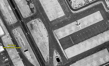 Old Doha Airport area, Qatar. High resolution Panchromatic Image, acquired on 28-Dec-2019