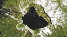 Mount Paektu - North Korea - KOMPSAT-2 - 4 m color (c) KARI