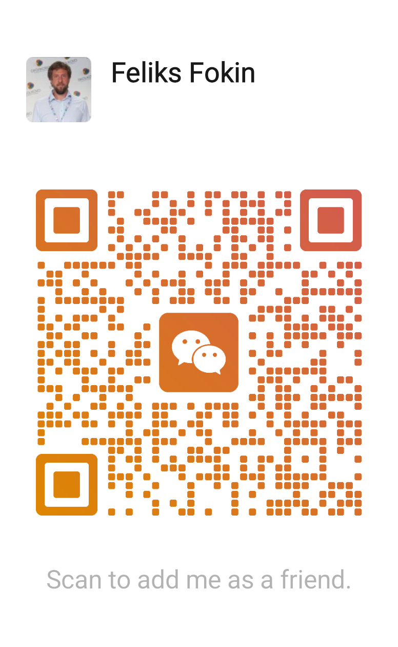 QR-код контакта Feliks Fokin в WeChat