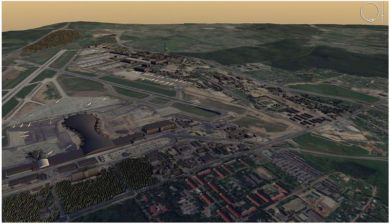 3D -модель аэропорта Внуково