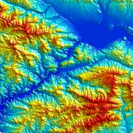 Digital elevation models (DEM)