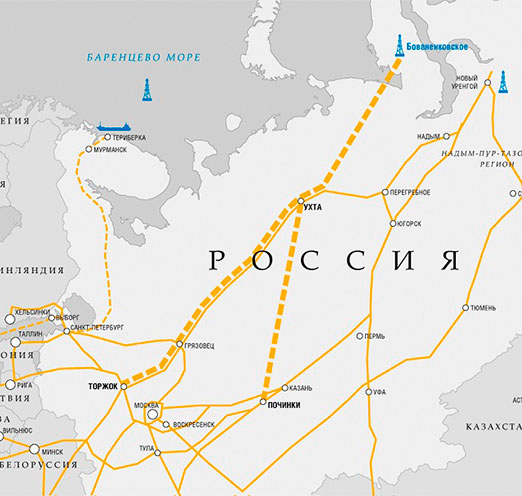 Delivery of satellite images of objects from the Bovanenkovskoye gas field