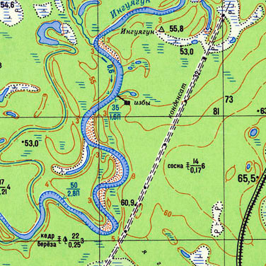 Cartographic support of the Urengoy – Surgut condensate pipeline
