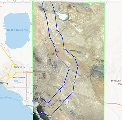 Audit of gas and oil pipelines in the Republic of Kazakhstan using remote sensing data