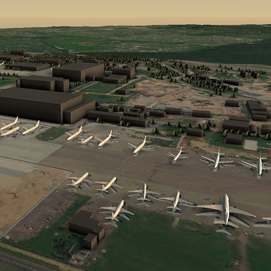 3D-модель аэропорта Внуково