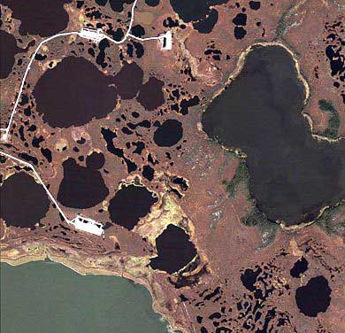 Creation of orthophotomap of 1:5000 scale for a gas pipeline in the Yamalo-Nenets Autonomous Okrug