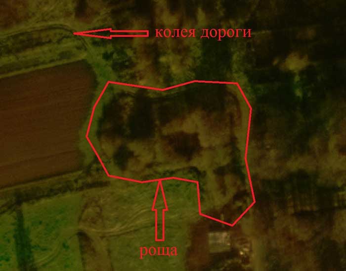 Рис. 1. Интересующий локальный фрагмент космического изображения WorldView-2, полученного 28 октября 2011 года.