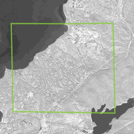 Covering scheme, Vladivostok, area: 25 km2