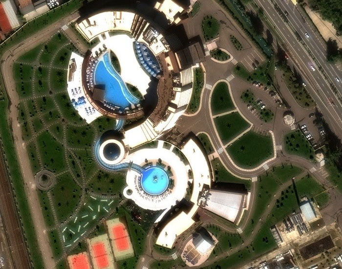  Рис. 5 Снимок со спутника WorldView-3. Сочи, Россия