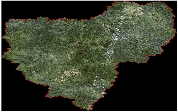 Sentinel-2A satellite image