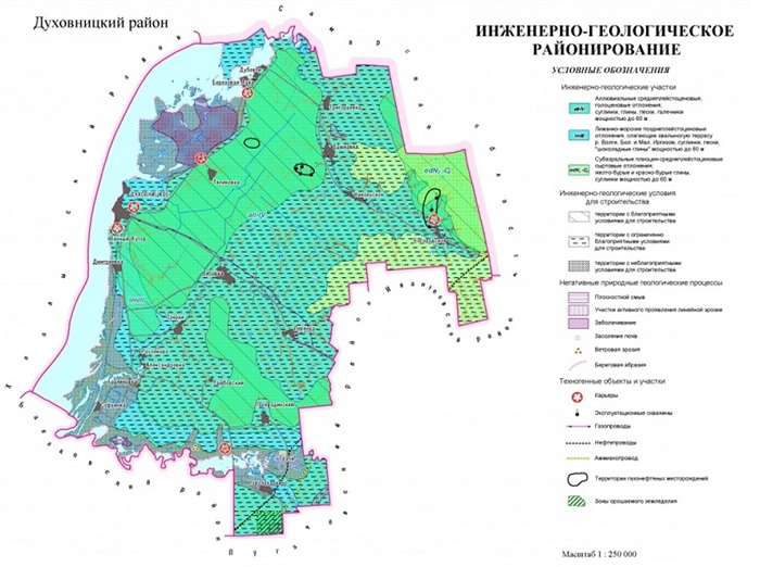 Инженерно-геологическое районирование