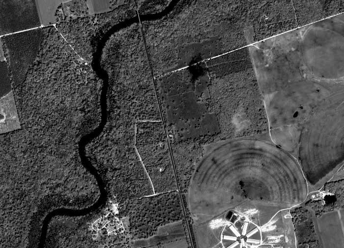 Рис. 5 Снимок со спутника GaoFen-2, пространственное разрешение 2 м