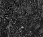 Рим, снимок со спутника Terrasar-X © Astrium GEO-Information Services, поляризация VV