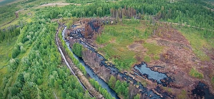 Мониторинг нефтеразливов на суше