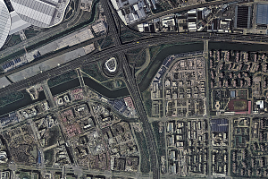 Shanghai, China, satellite image from Russian satellite Resurs-P © ROSCOSMOS, 2018