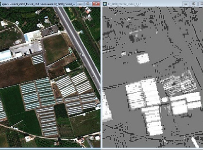 Detection of polymer objects from WorldView-3 space images in the shortwave infrared range