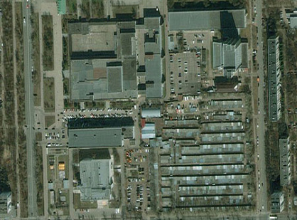 Печать космического снимка со спутника WorldView-2