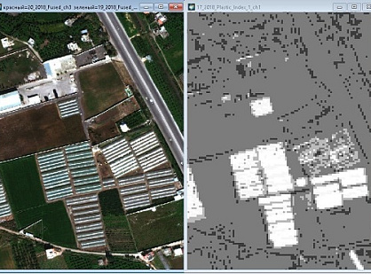 Выявление полимерных объектов по космическим снимкам WorldView-3 в коротковолновом инфракрасном диапазоне
