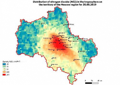Investigation of atmospheric pollution using Sentinel-5P satellite images