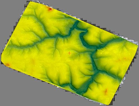 Resulting height matrix