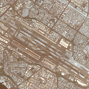 Аэропорт Дубай, космический снимок с КА NigeriaSat-2