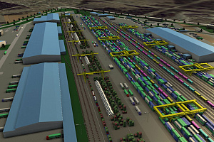 3D models projecting for custom terminals of RZD company (Russian Railways)