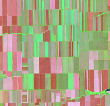 Agricultural land thematic map