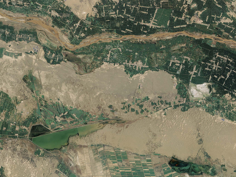 An image from Canopus-V satellite, resolution 2,1 m ©Nts OMZ