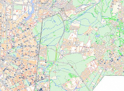 Creation of a digital terrain model (city 3D-model) for St. Petersburg