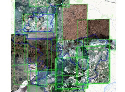 Обеспечение материалами космической съёмки территории лесничеств, площадью 51 446 046 га