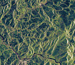 Бразилия, снимок со спутника Alos 2 © RESTEC, разрешение 3 м