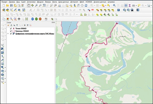 ГИС-проект в QGIS 3