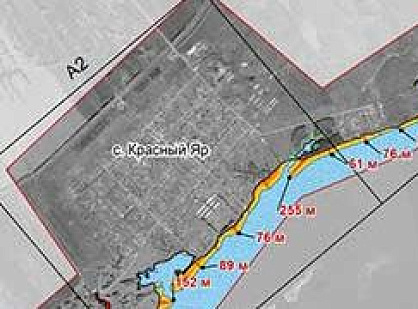 Determining the dynamics of the coastline contours’ changes