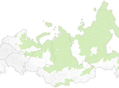 Creating a digital cartographic basemap on the territory of the Russian Federation