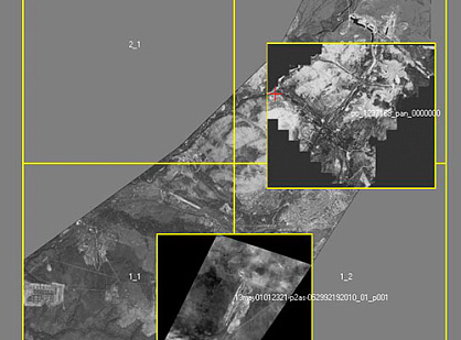 Creation of orthophotomaps for the territory near Chegdomyn, Khabarovsk Krai
