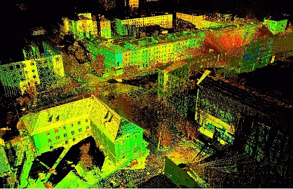 Laser scanning (LIDAR) by VLS method