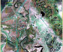 Situational spacemap of the Punginskoye UGS