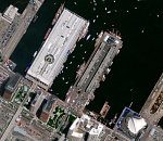 Boston, Massachusetts, 11 July 2009. GeoEye-1 satellite ©DigitalGlobe