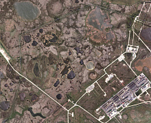 Sample of an orthophotomap by a GeoEye-1 image, 1:5000 scale
