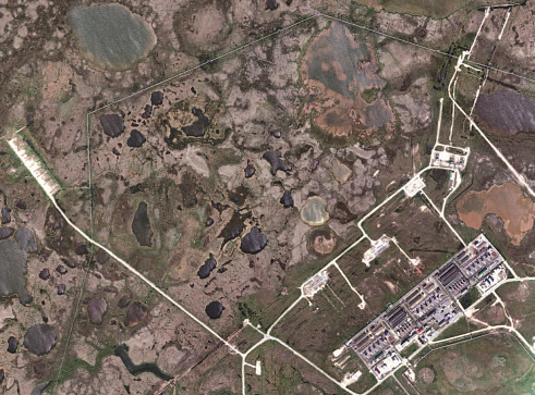 Sample of an orthophotomap by a GeoEye-1 image, 1:5000 scale