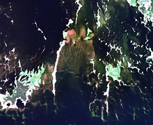 Острова Финского залива, съемка из космоса