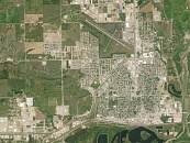 Вилистоун, Северная Дакота, США, июль 2016 г, космоснимок с PlanetScope © Planet