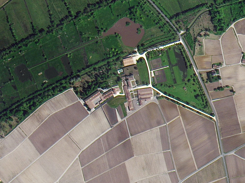 Château Lafite-Rothschild, France, 5 May 2016. The image from TripleSat Constellation ©21AT