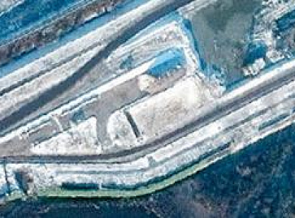 Cartographic and geodynamic expertise on the demolition of power line poles