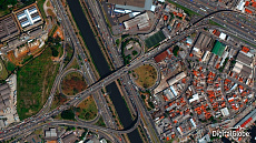 Сан-Паулу, Бразилия, сентябрь 2014, WorldView-3 © DigitalGlobe