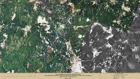 Situational spacemap of the Nevskoye UGS
