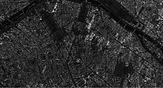 Париж, снимок со спутника Asnaro-2 © Jaxa
