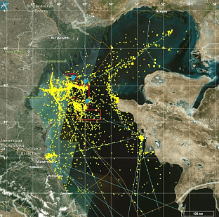 Monitoring of seas and their pollution