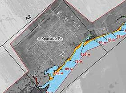 Определение динамики изменения контура береговой линии